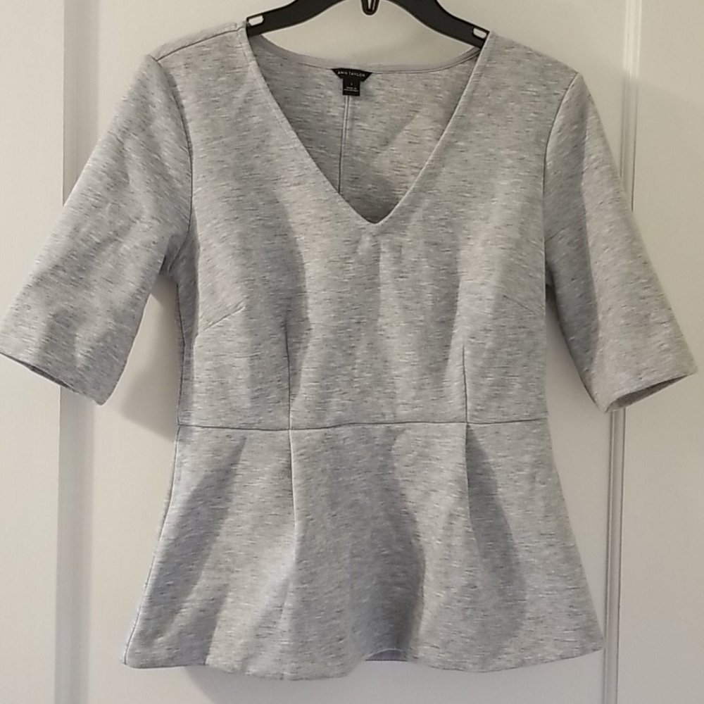 Ann Taylor peplum top